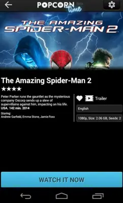 Popcorn Time android App screenshot 2