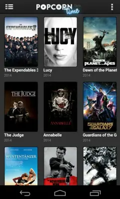 Popcorn Time android App screenshot 3